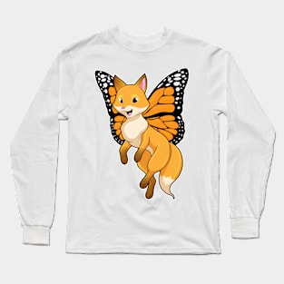 Fox with Wing Long Sleeve T-Shirt